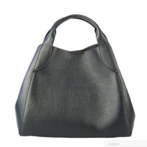 Black Genuine Leather Handbag
